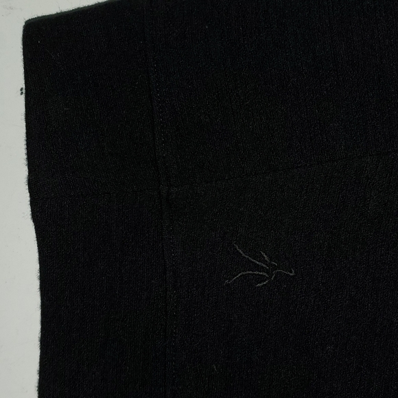 Ibex women's black wool A frame strech skirt with side zip pockets - Picture 7 of 10